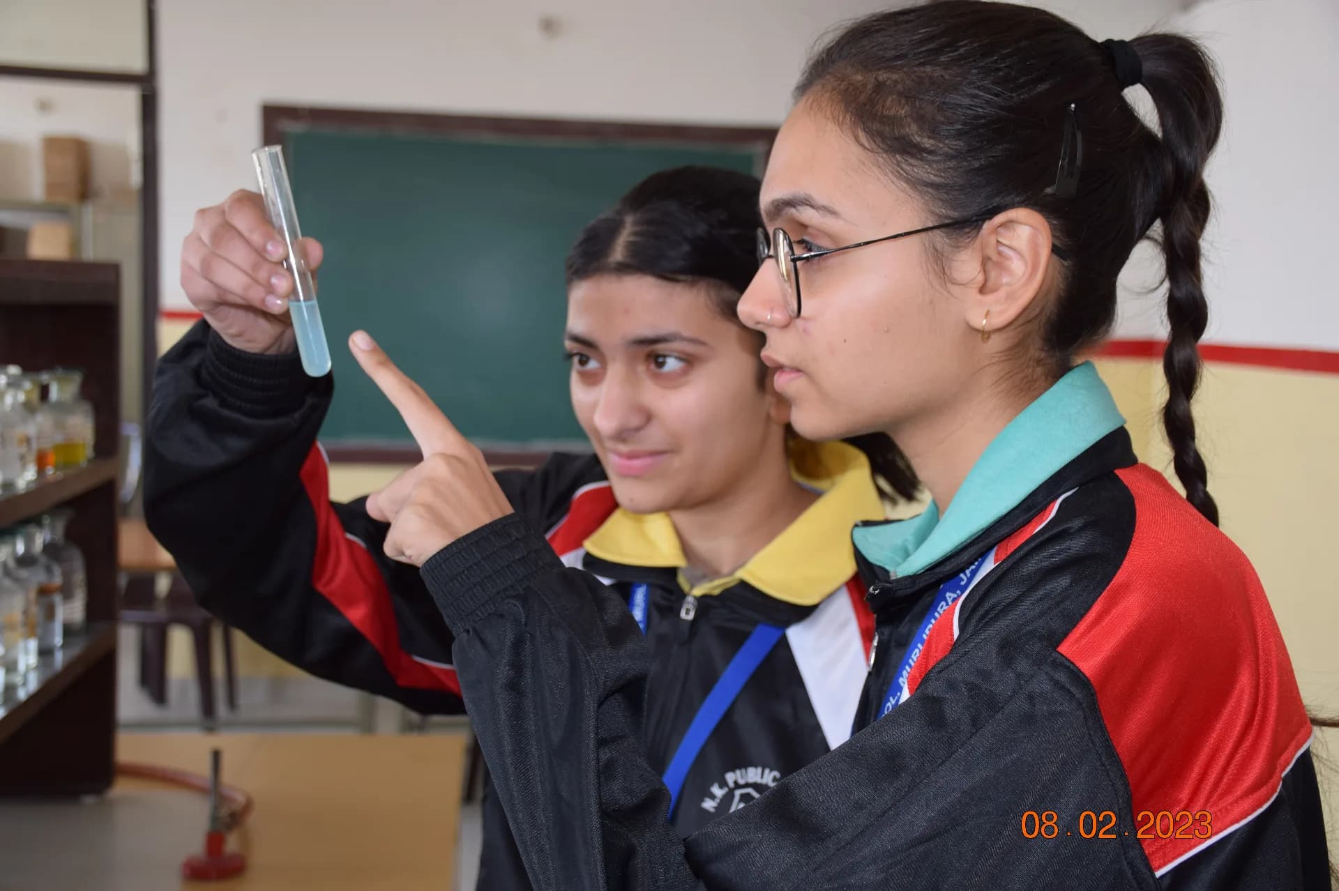 Science Laboratories at NK Public School, Murlipura — Arya Nagar, Jaipur