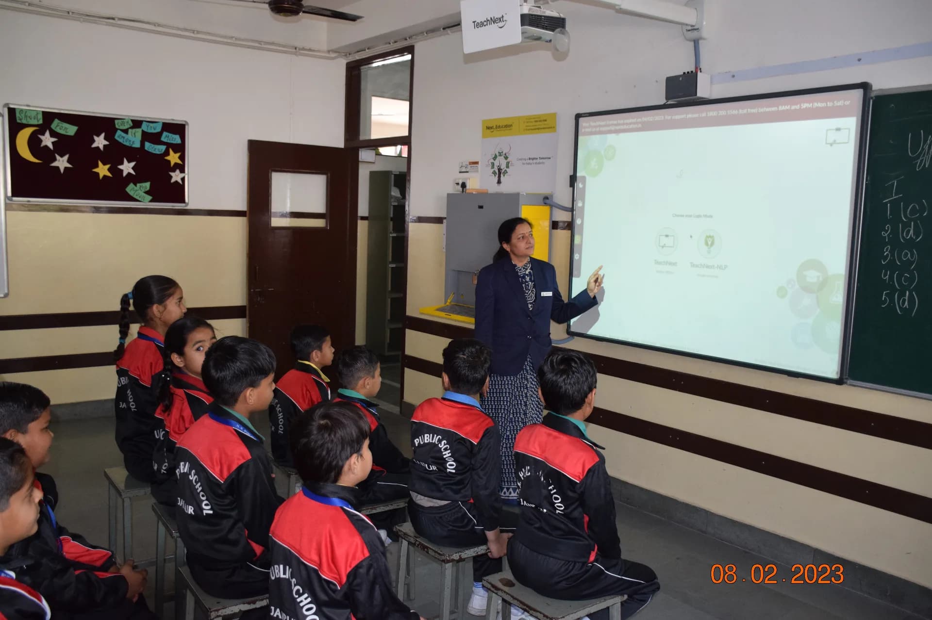 Smart Classrooms at NK Public School, Murlipura — Arya Nagar, Jaipur