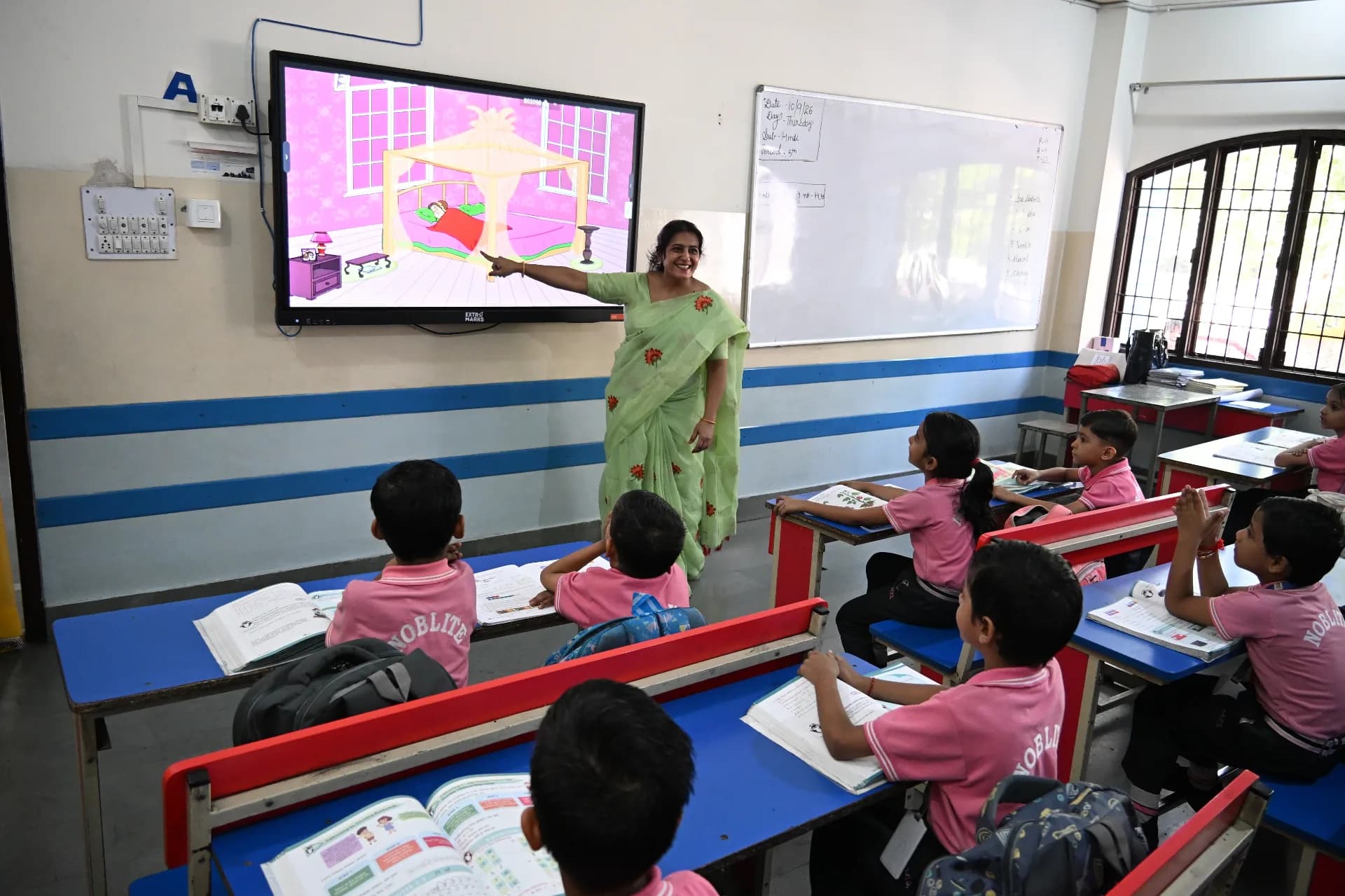 Smart Classrooms at NK Public School, Murlipura — Arya Nagar, Jaipur